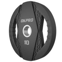 Диск обрезиненный тренировочный с двойным хватом OKPRO OK2005C 5 кг