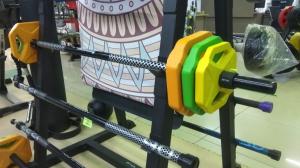 Бодипамп MD Buddy MD3016B 20 кг, цветной гриф