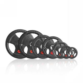 Диск обрезиненный с тройным хватом Gymmaster ANA-008 15кг