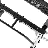 Двухсторонняя силовая полурама со скамьей и стеллажами Vertex GETN GPC017