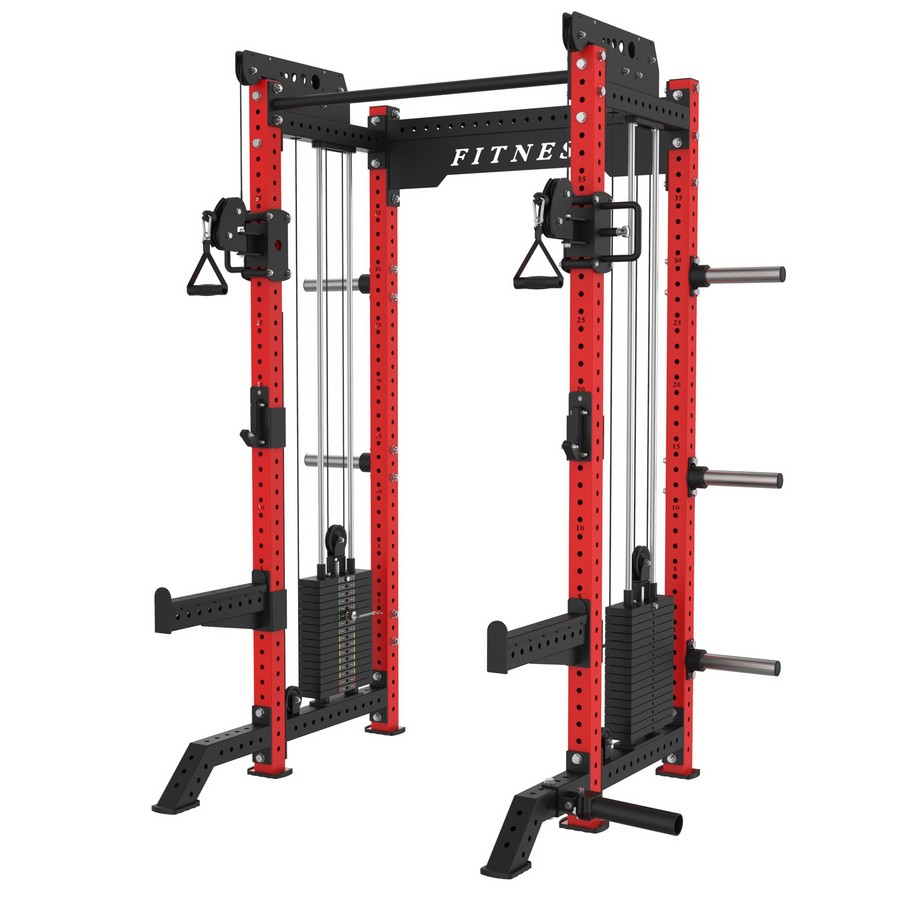 Силовая рама с двойной регулируемой тягой Gymmaster EKSQ7025