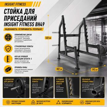 Стойка для приседаний Insight Fitness BH49