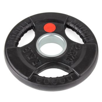 Диск обрезиненный с тройным хватом Gymmaster ANA-008 2,5кг