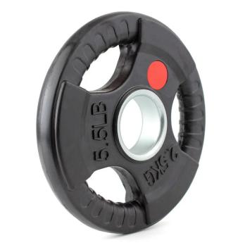 Диск обрезиненный с тройным хватом Gymmaster ANA-008 2,5кг