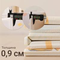 Игровой коврик складной UNIX Kids Learning / Познания 120x150 см бежевый