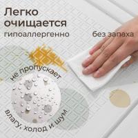Игровой коврик складной UNIX Kids Circles / Круги 120x150 см серый
