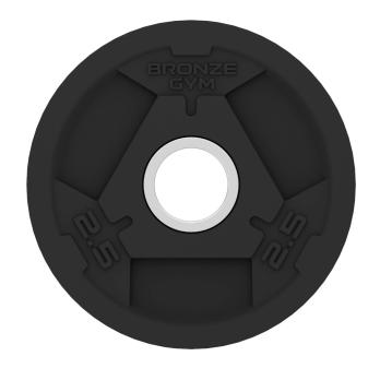 Диск олимпийский BRONZE GYM обрезиненный 2,5 кг