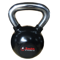 Гиря черная прорезиненная 4kg Smith DB087