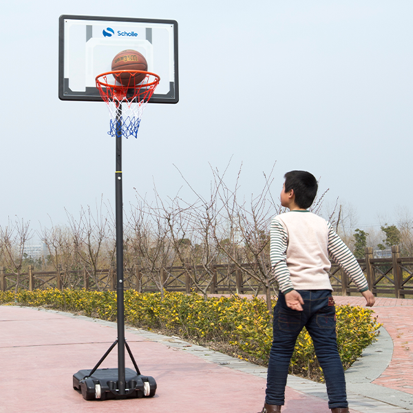 Мобильная баскетбольная стойка Scholle, регулируемая, S0182