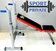 Скамья для жима штанги + брусья, Oteksport SC-83167