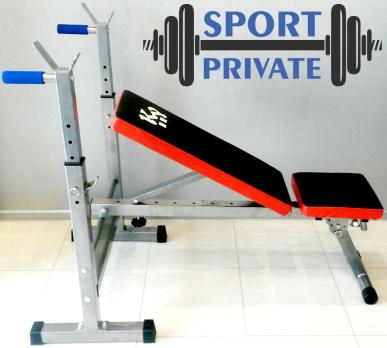 Скамья для жима штанги + брусья, Oteksport SC-83167