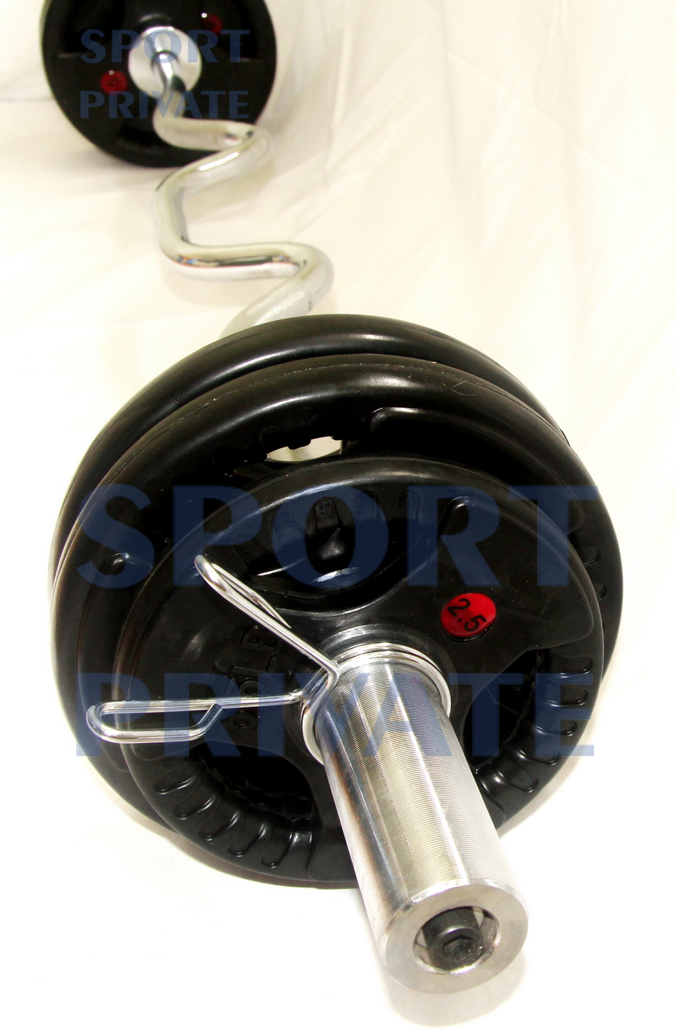 Штанга W образная. Прорезиненная. Вес 35 кг.