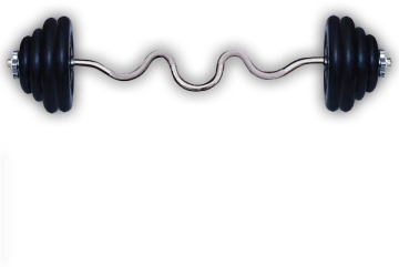 Штанга. W образная. Прорезиненная. Вес 45 кг.