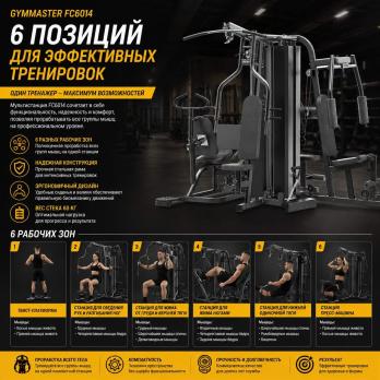 Мультистанция 6-ти позиционная Gymmaster FC6014