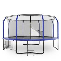 Батут UNIX Line Премиальный с играми / Supreme Game 14 ft (427 см) синий