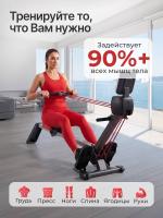 Гребной тренажер DFC Bodycoach, с резиновыми тросами