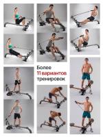 Гребной тренажер DFC Bodycoach, с резиновыми тросами