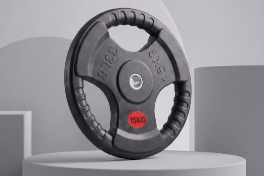 Диск 31 мм. обрезиненный с 3-мя хватами 15 кг, VictoryFit VF-S251500