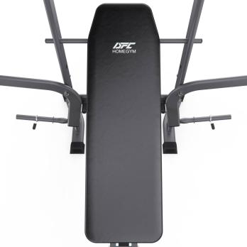 Скамья со стойками под штангу с опциями DFC D348