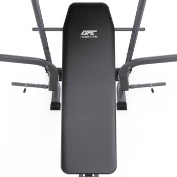 Скамья со стойками под штангу с опциями DFC D350