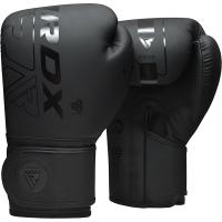 Перчатки тренировочные RDX F6 8oz черн.мат.