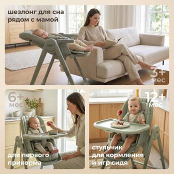 Стул для кормления UNIX Kids Torino зеленый