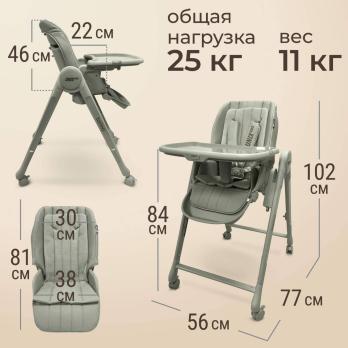 Стул для кормления UNIX Kids Torino зеленый