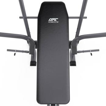 Скамья со стойками под штангу с опциями DFC D349