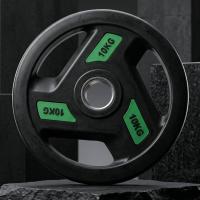 Диск обрезиненный c хватом UNIX Fit PRO 10 кг, 51 мм, 1 шт.