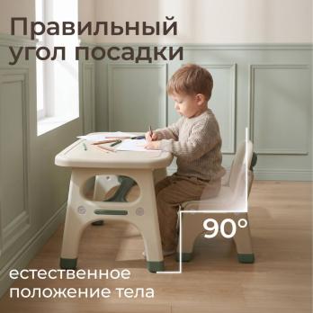 Стул UNIX Kids Dino / Дино зеленый