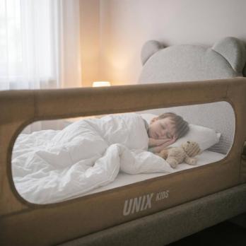 Бортик защитный для кровати UNIX Kids (120 см) бежевый