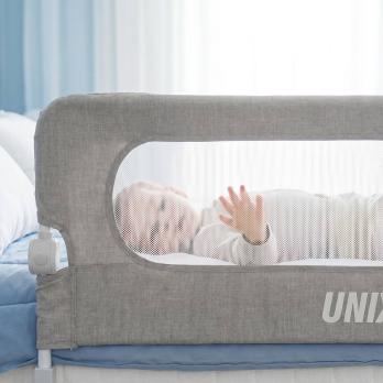 Бортик защитный для кровати UNIX Kids (120 см) серый