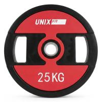 Набор дисков уретановых с хватом UNIX Fit PRO от 2,5 до 25 кг, 6 шт.