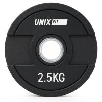 Набор дисков уретановых с хватом UNIX Fit PRO от 2,5 до 25 кг, 6 шт.
