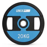 Набор дисков уретановых с хватом UNIX Fit PRO от 2,5 до 25 кг, 6 шт.