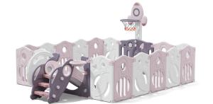 Манеж UNIX Kids SUPREME Space 200x200 Rose