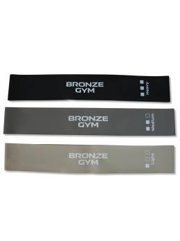 Комплект мини-лент BRONZE GYM, 3 шт.
