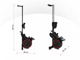 Гребной тренажер UNIX Fit электронная нагрузка / Techno Rower 410E