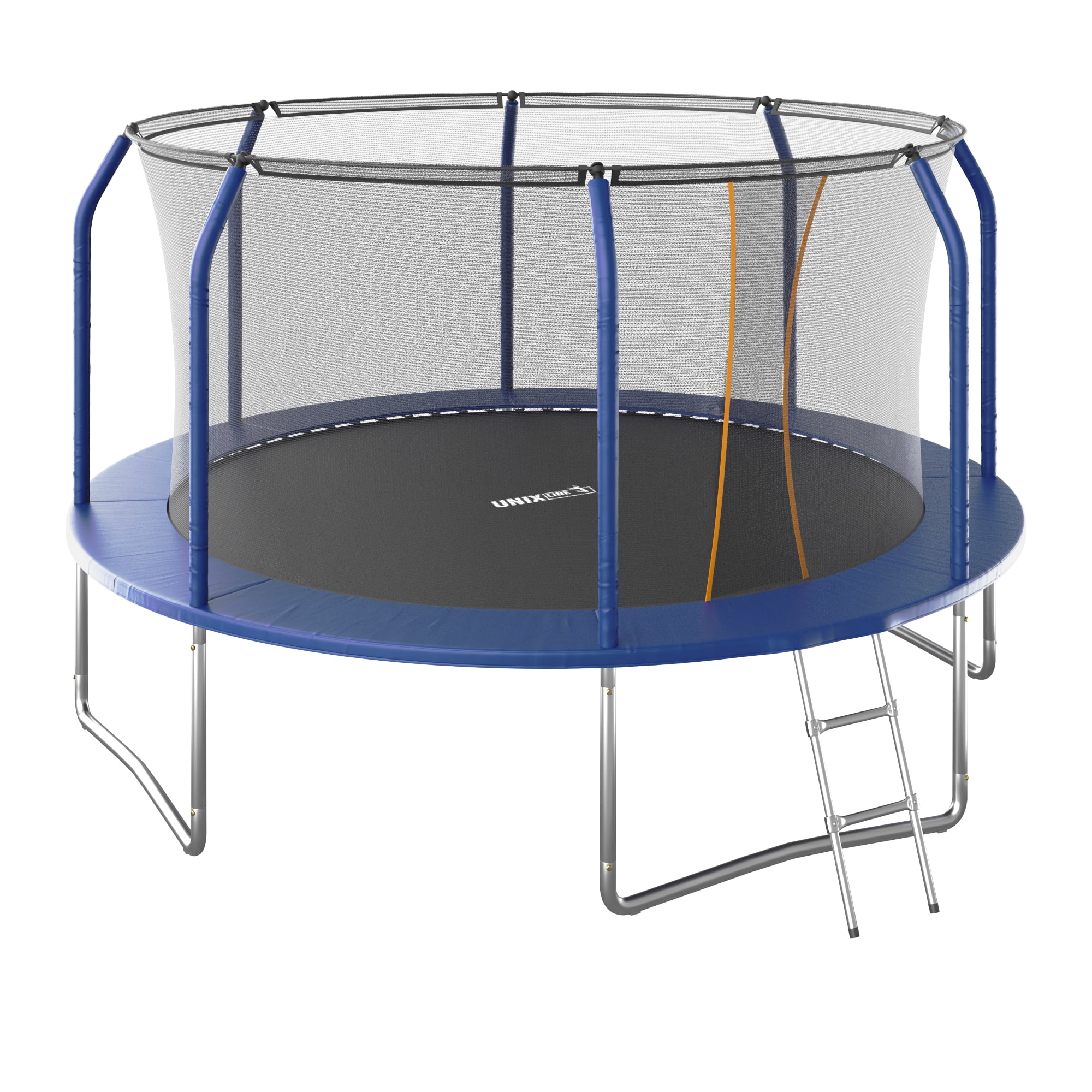 Батут UNIX Line Премиальный / Supreme Basic 12 ft (366 см) синий
