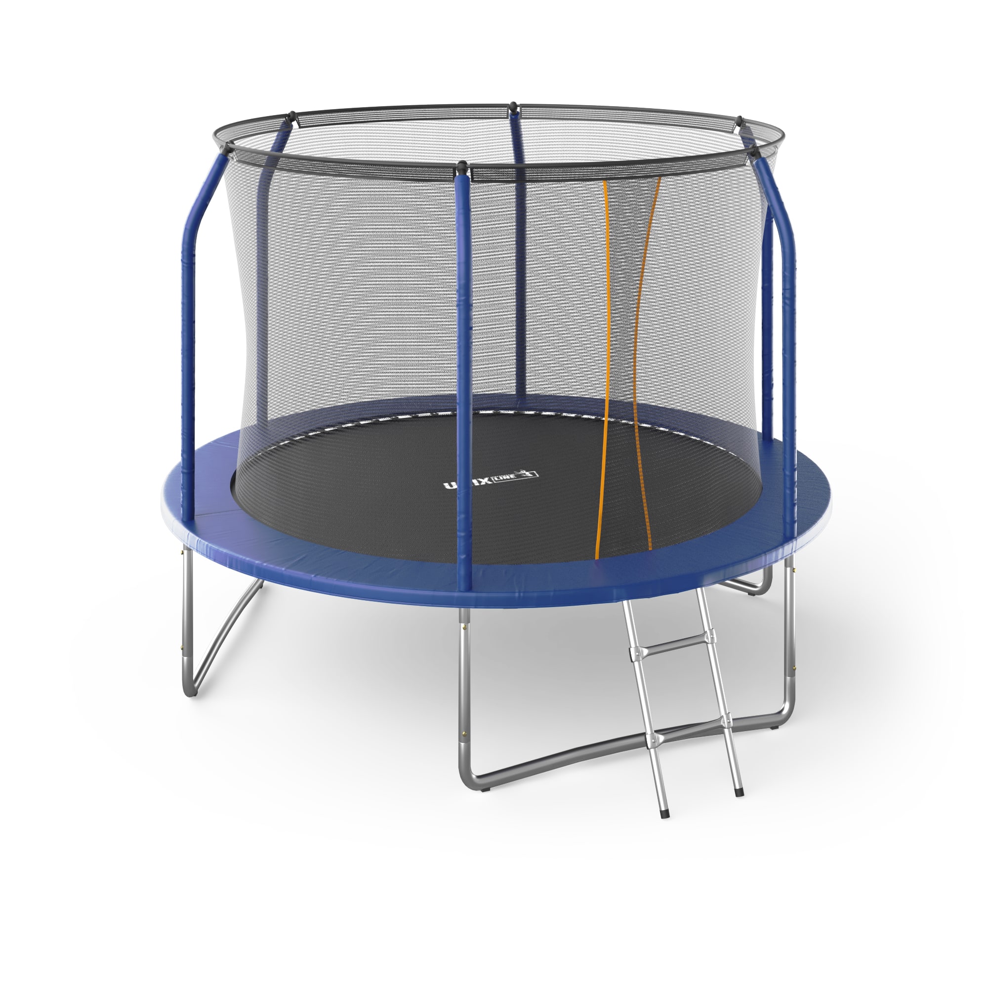 Батут UNIX Line Премиальный / Supreme Basic 8 ft (244 см) синий